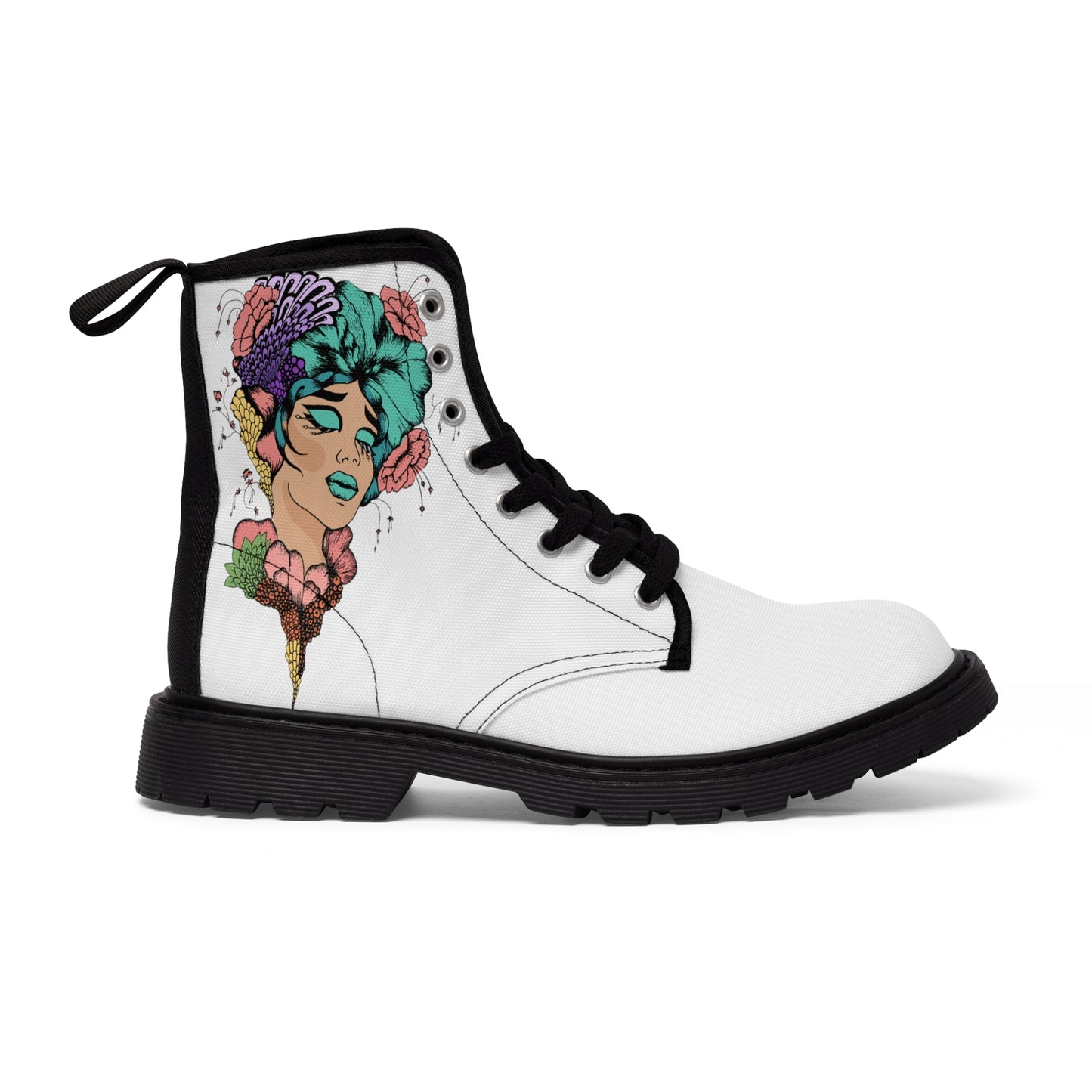 Designer Women's Canvas Boots