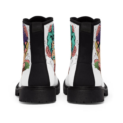 Designer Women's Canvas Boots