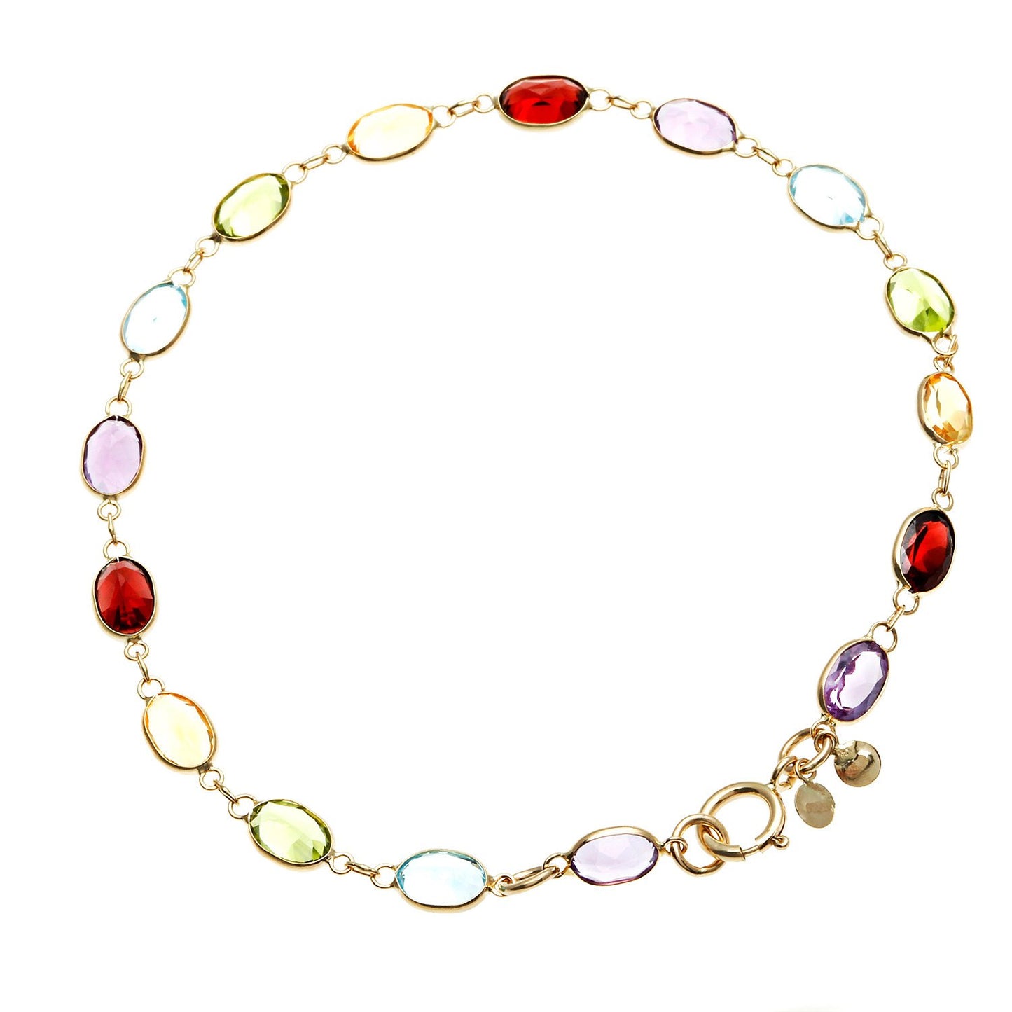 10.00 Ct Marquise Cut Natural Gemstones 7.8 Bracelet  18k Gold Filled