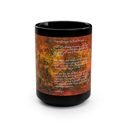 Black Mug, 15oz Customized Products