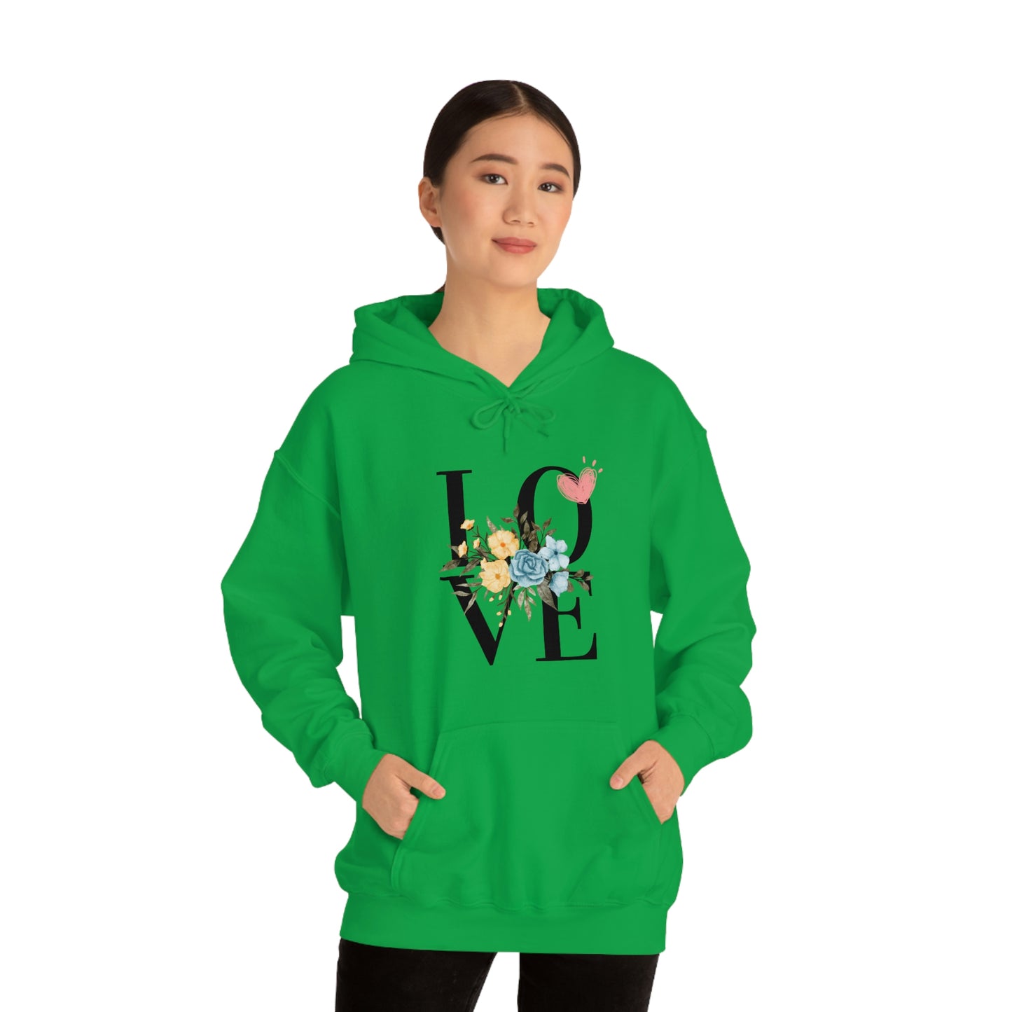 LOVE- Unisex Heavy Blend™ Hooded Sweatshirt