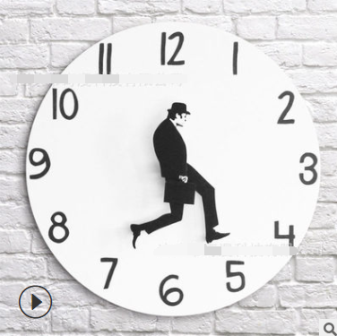 British Comedy Inspired Ministry Of Silly Walk Wall Clock