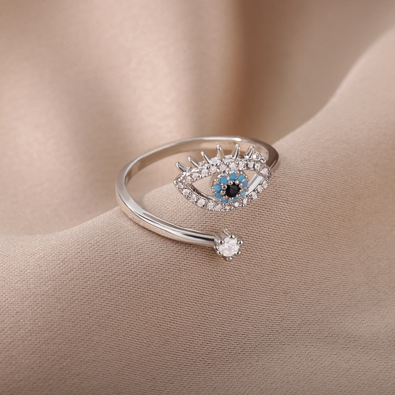 Türkische blaue Evil Eye Ringe