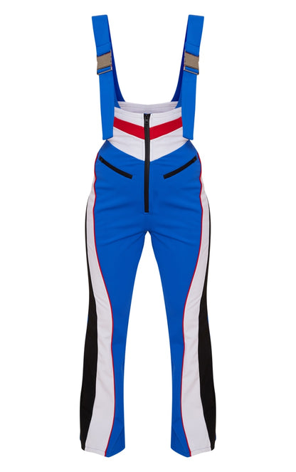 SKI Blue And Red Flare Scuba Suit