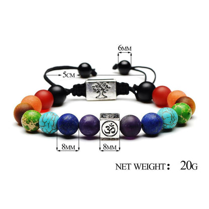 Baum des Lebens 7 Chakra Armband