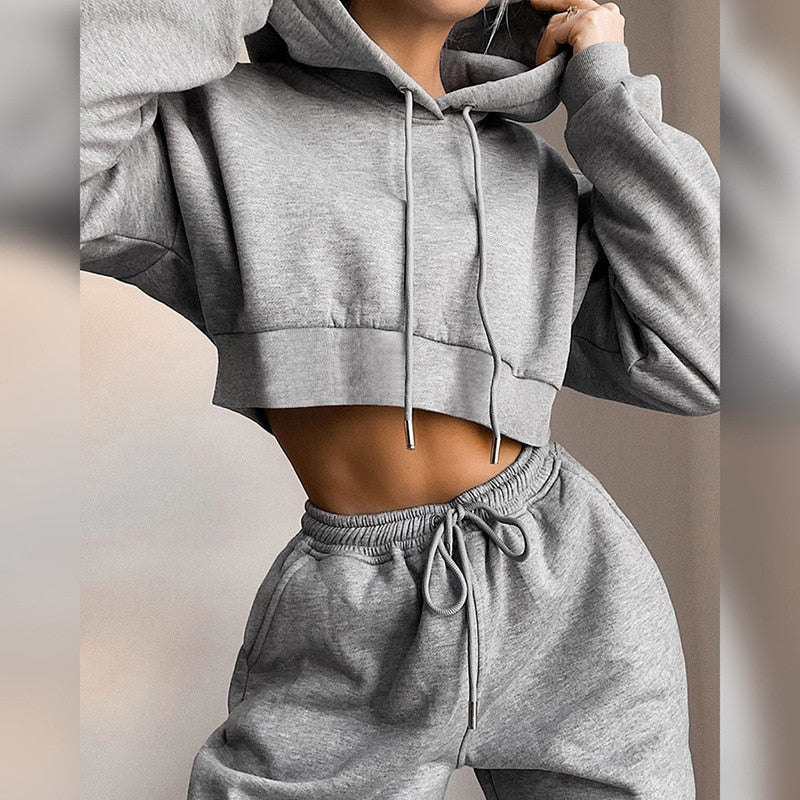 Winter Fashion Outfits for Women Tracksuit 2 pc