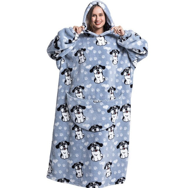 Oversized Cute Wearable - TV Blankets