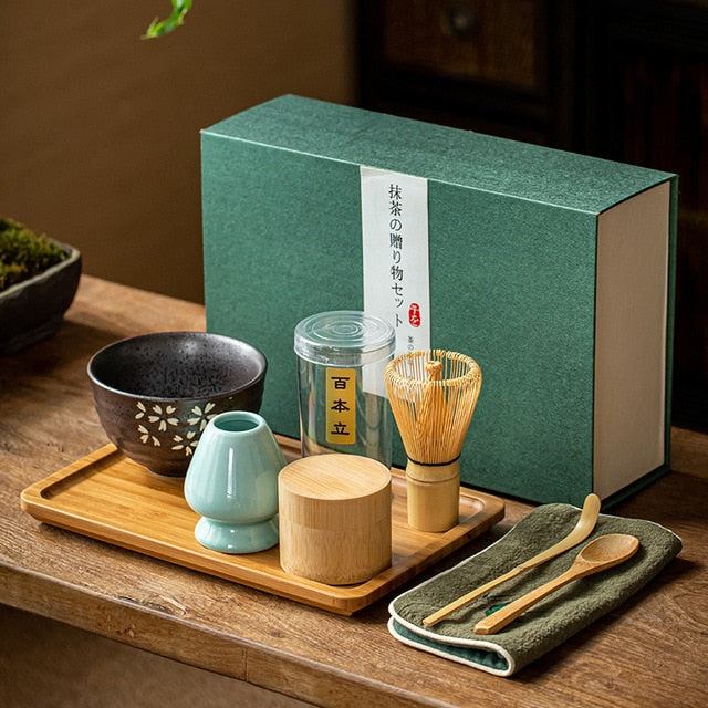 Traditionelles Matcha-Geschenkset