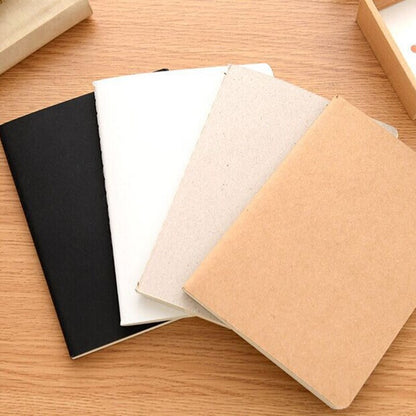 DIY Vintage Blank Paper Notebook Sketchbook Journal Kraft Paper For Kids Graffiti Paint Draw Office School Stationery Gift