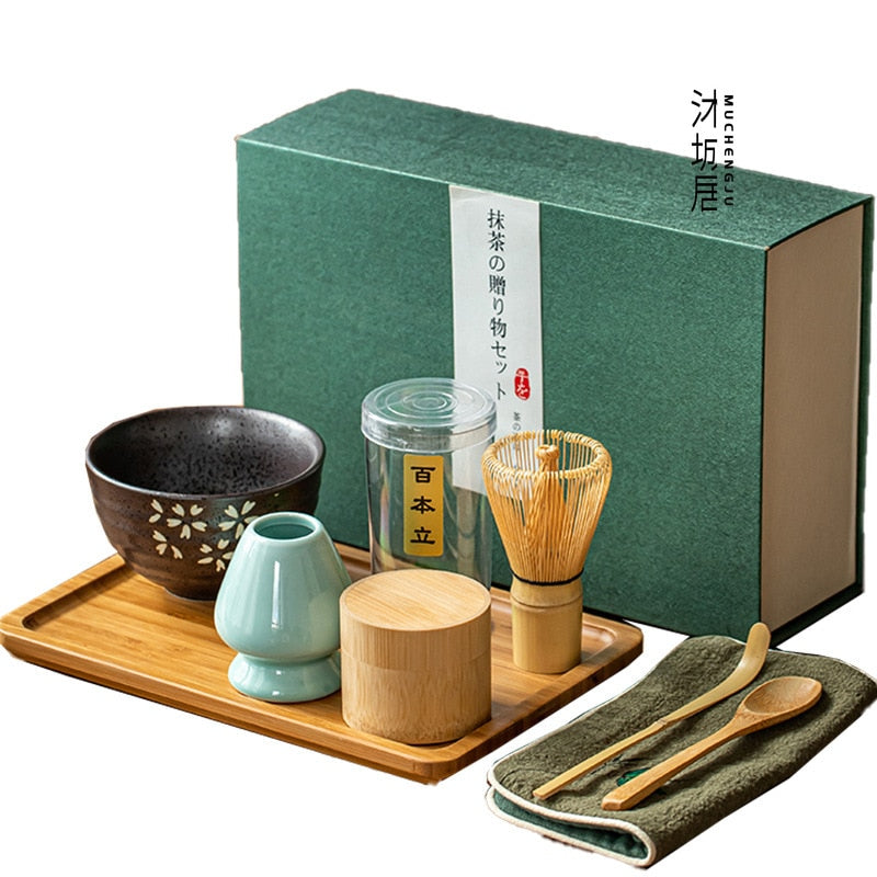 Traditionelles Matcha-Geschenkset