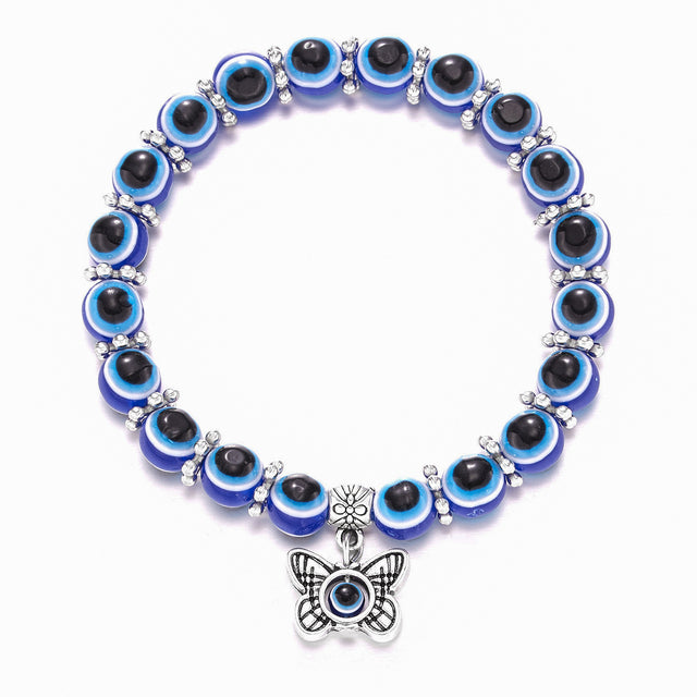 Evil Eye Perlen Armreif