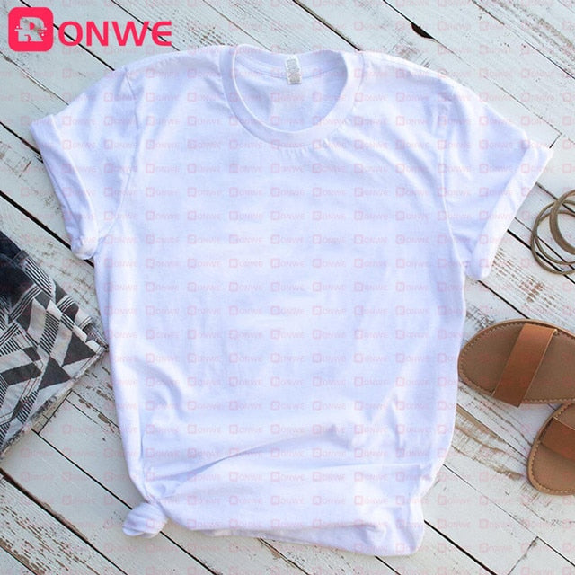 Women Casual Fashion T-shirt Feather Print Loose O-neck Short Sleeve Elastic Stretched Summer Home New Tee Shirt