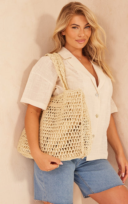 Woven Large Straw Bag