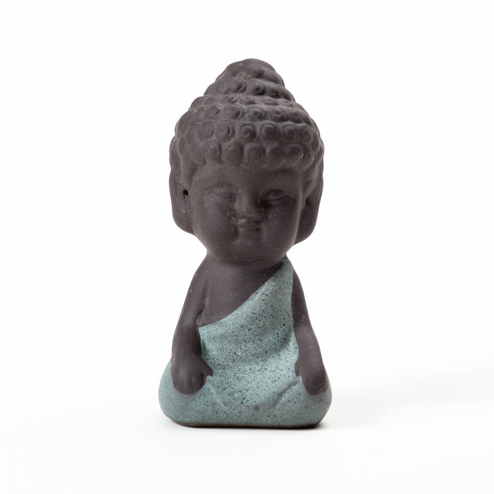 Small Buddha Charm Figurine Jewelry Display Decoration 9X4 cm