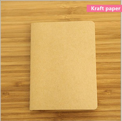 DIY Vintage Blank Paper Notebook Sketchbook Journal Kraft Paper For Kids Graffiti Paint Draw Office School Stationery Gift