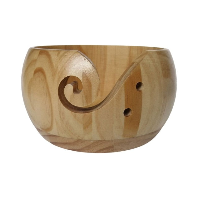 Wooden Yarn Bowl