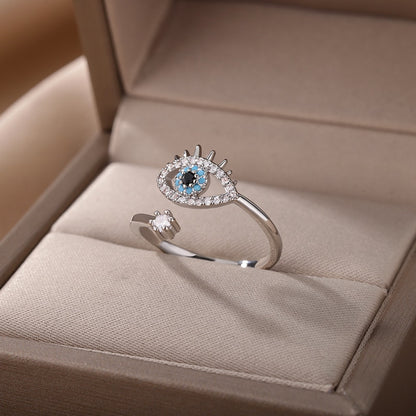 Türkische blaue Evil Eye Ringe