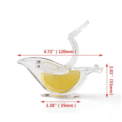 Transparent Fruit Squeezer with Lemon Clip