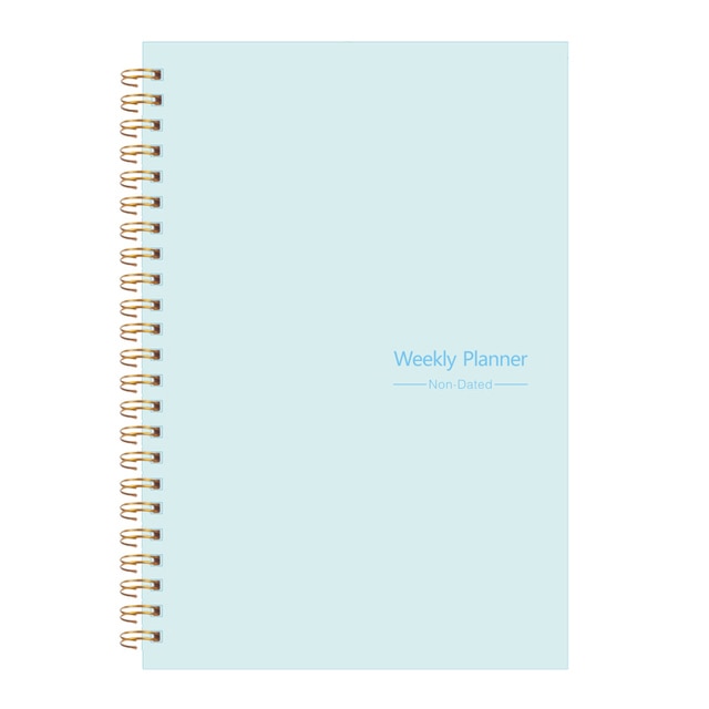 2023 A5 Agenda Planner Notebook Diary Weekly Planner Goal Habit Schedules Journal Notebooks For School Stationery Office