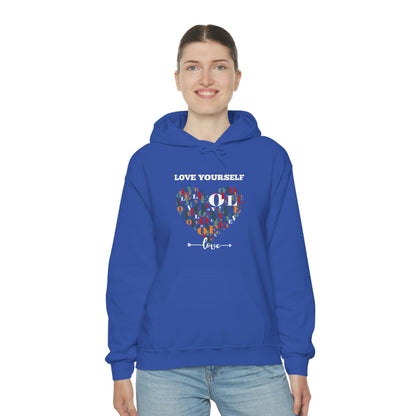 Love Yourself- Unisex Heavy Blend™ Hooded Sweatshirt