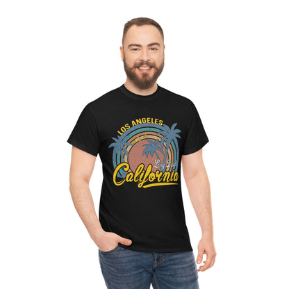 Los Angeles-California Vintage Unisex Heavy Cotton Tee