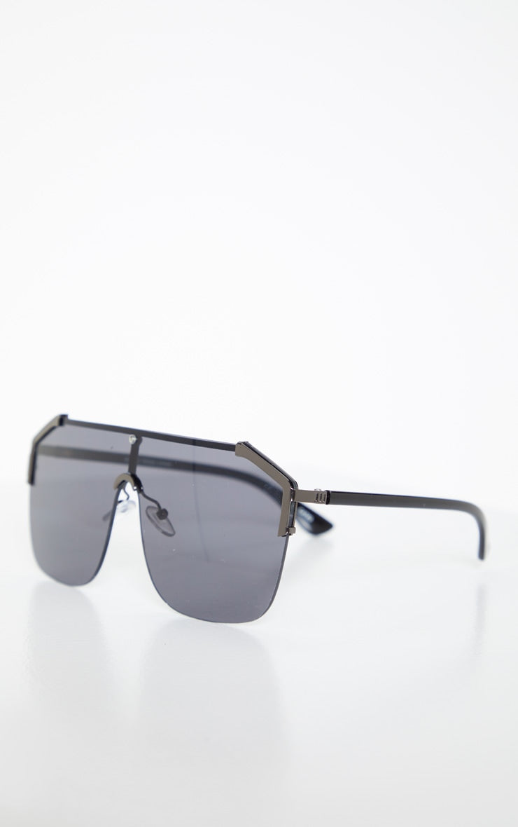 Black Oversized Tinted Sunglasses