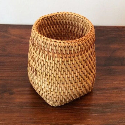 Home Storage Baskets Organizer -rattan by hand-weaving, eco-friendly