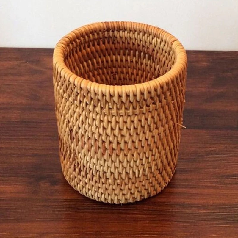 Home Storage Baskets Organizer -rattan by hand-weaving, eco-friendly