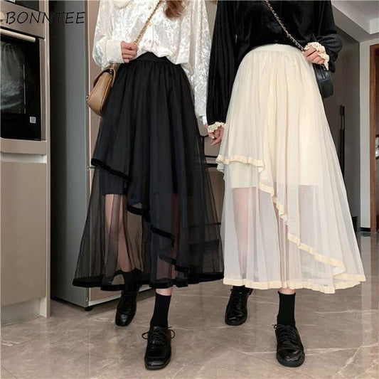 Women Chiffon Skirt