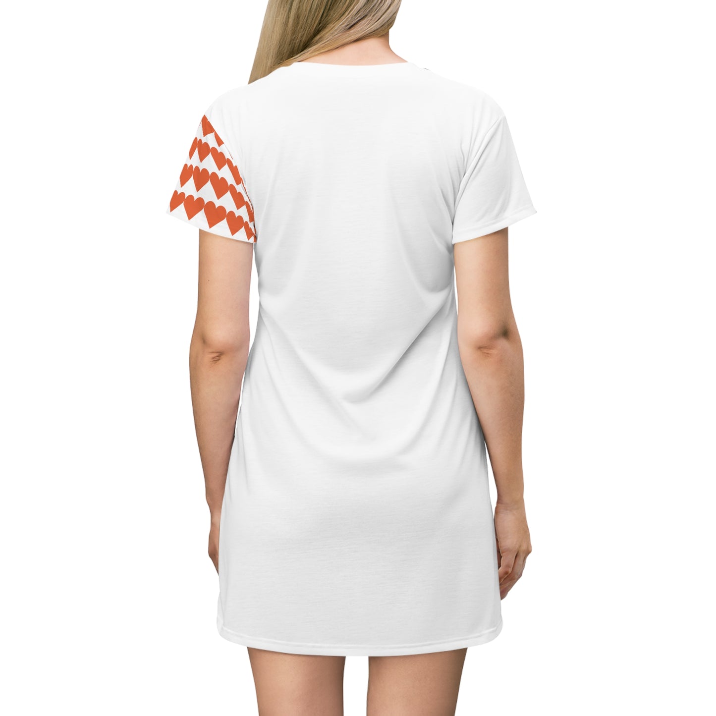 Herz - T-Shirt-Kleid für Damen