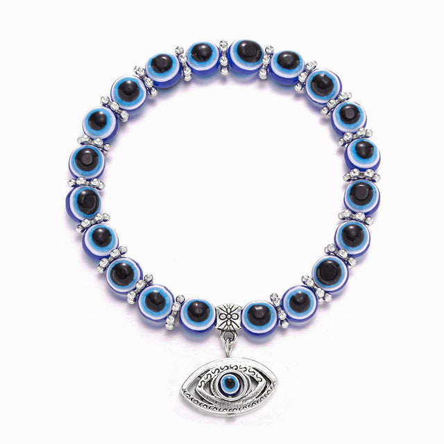 Evil Eye Perlen Armreif