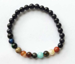 Lovers Eight Planets Natural Stone Bracelet