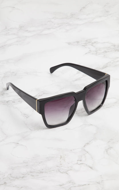 Black Oversized Square Sunglasses