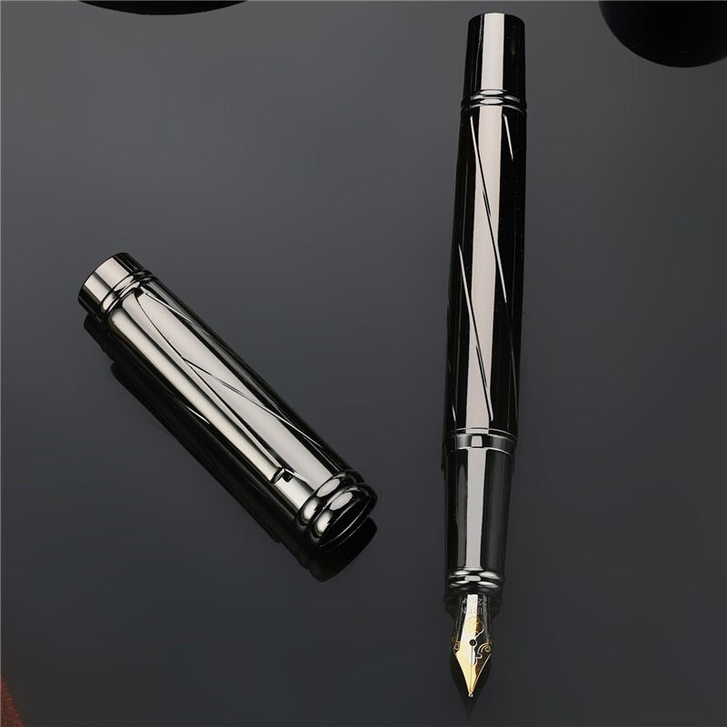 0.5mm Nib Luxury Silver Plating Fountain Pen