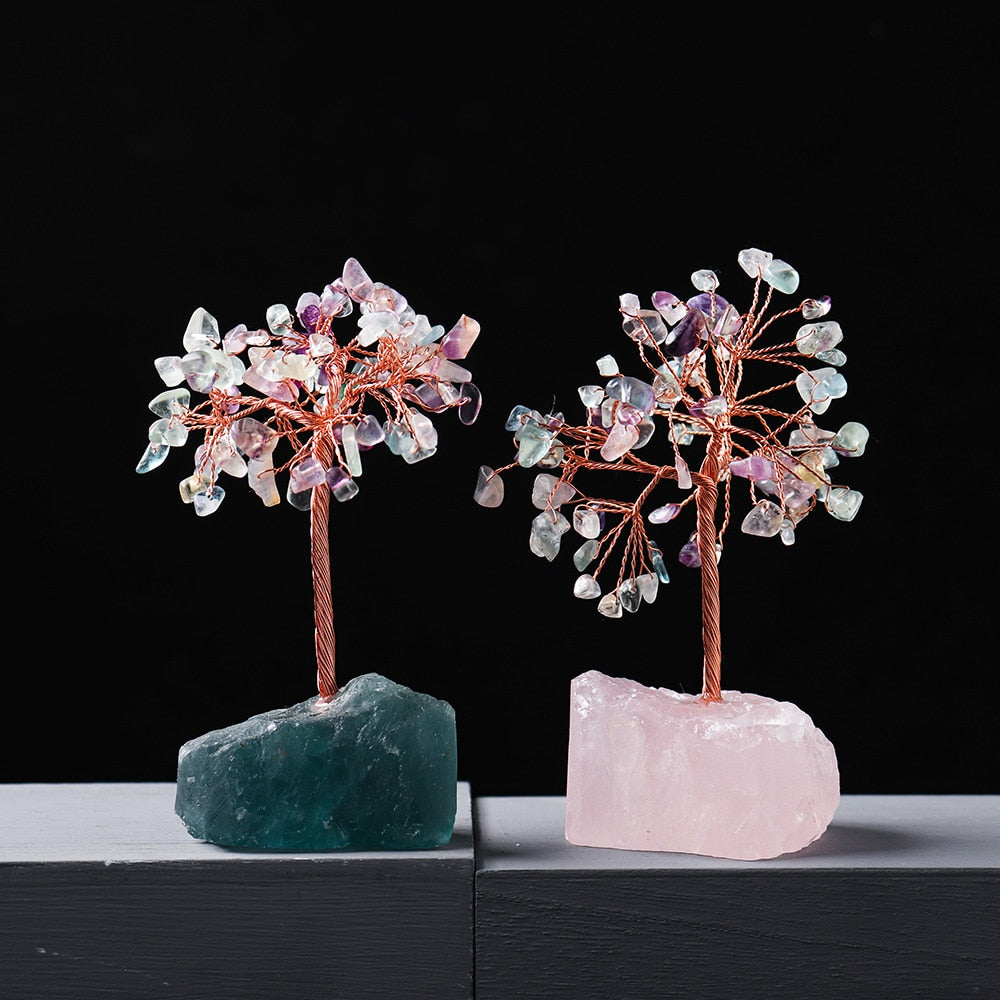 1PC Natural crystal rubble fortune Crystal Tree - variants available