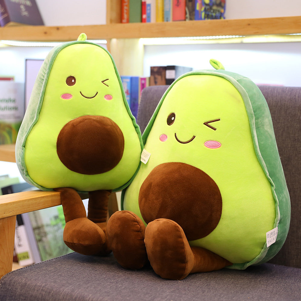 30-85CM Cute 3D Avocado Stuffed Plush Toy