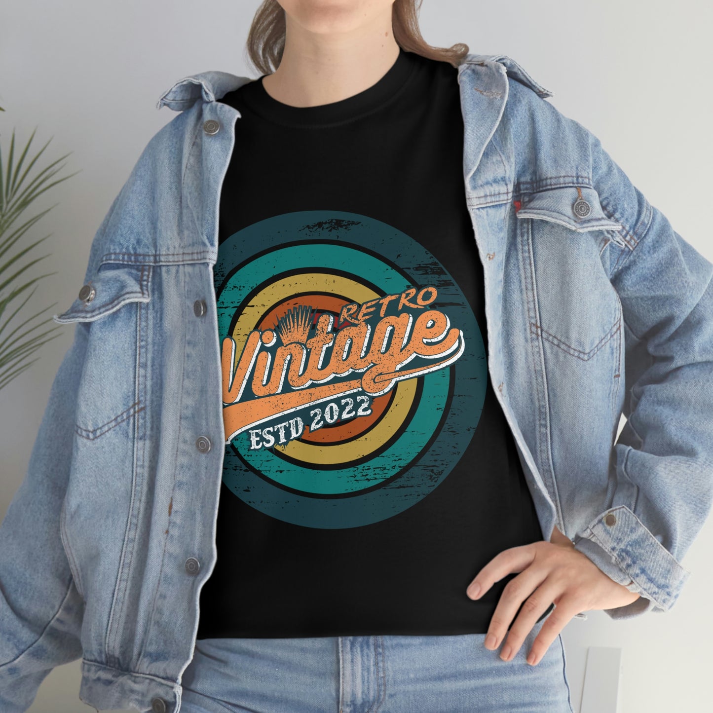 Vintage -Unisex Heavy Cotton Tee