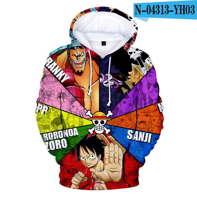 Whitebeard Pirates Hoodies- various patterns available