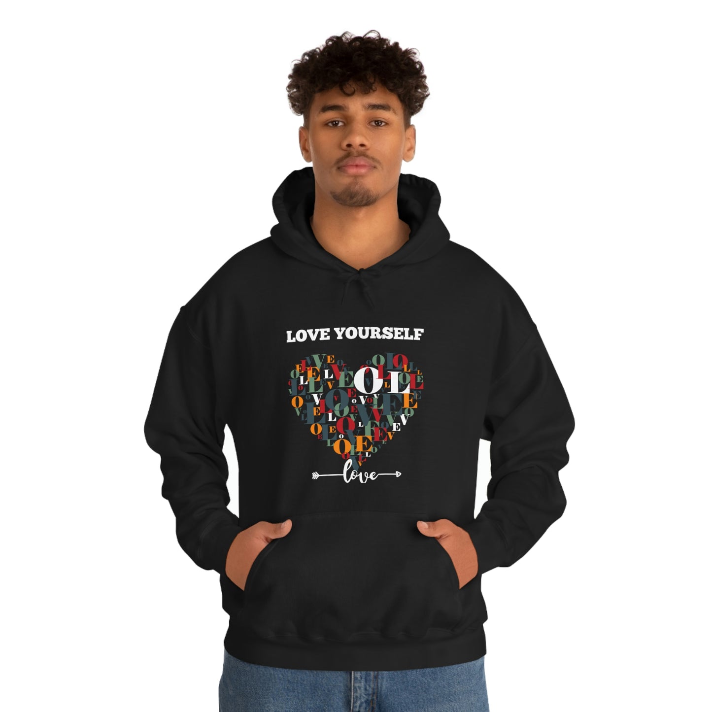 Love Yourself- Unisex Heavy Blend™ Hooded Sweatshirt