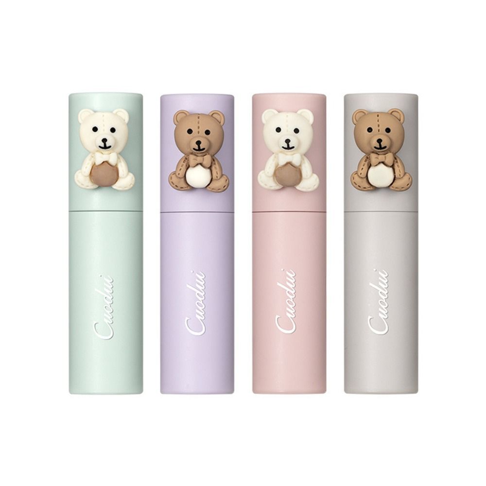 Bear Blush Long Lasting Korean Cosmetics Lip Glaze Makeup Tool Lip Tint Mud Lip Gloss Lipgloss Velvet Matte Lipstick