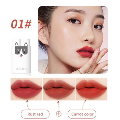 Matte Lipstick velvet Lip Gloss Waterproof Lip Tint  Daily Long Lasting No Fading Moisturizing Lips Makeup Cosmetic