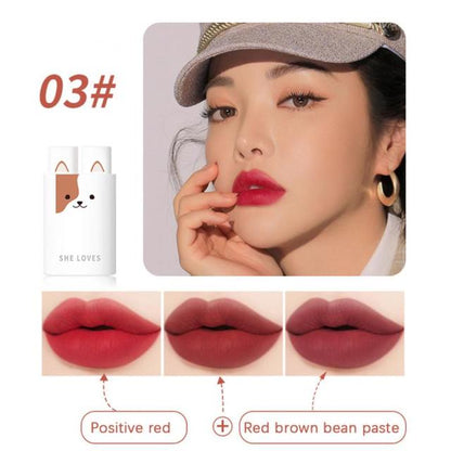 Matte Lipstick velvet Lip Gloss Waterproof Lip Tint  Daily Long Lasting No Fading Moisturizing Lips Makeup Cosmetic