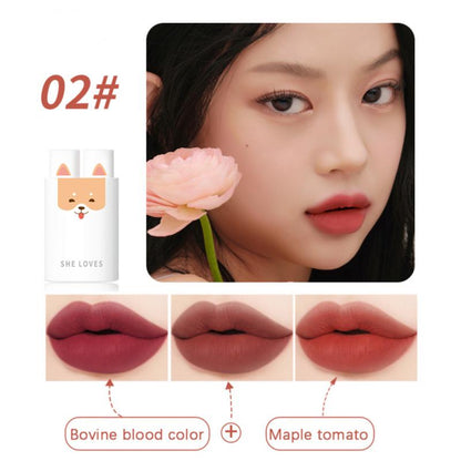 Matte Lipstick velvet Lip Gloss Waterproof Lip Tint  Daily Long Lasting No Fading Moisturizing Lips Makeup Cosmetic