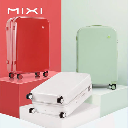 Mixi Puristic Design Travel Luggage Rolling Wheel Hardside suitcase-16 20 Carry On/Big 22 24 26 28 Inch