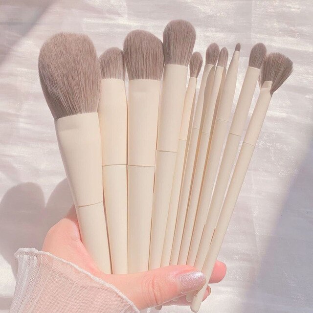 New 12/3Pcs Professional Make Up Brushes Soft Portable