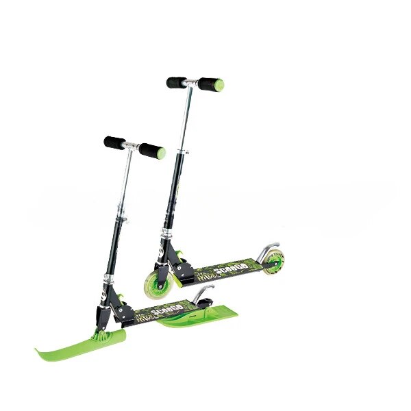 New Children's Dual Use Iron Ski Board Scooter