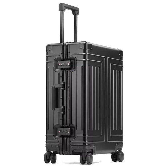 New top quality aluminum travel luggage business trolley suitcase 20/24/26/29 inch