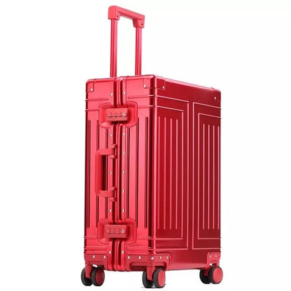 New top quality aluminum travel luggage business trolley suitcase 20/24/26/29 inch