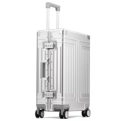 New top quality aluminum travel luggage business trolley suitcase 20/24/26/29 inch