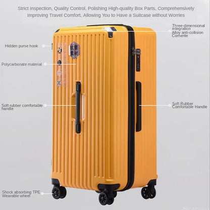 Universal Wheel Luggage 20 22 24 26 28 inch Large Capacity with Combination Lock